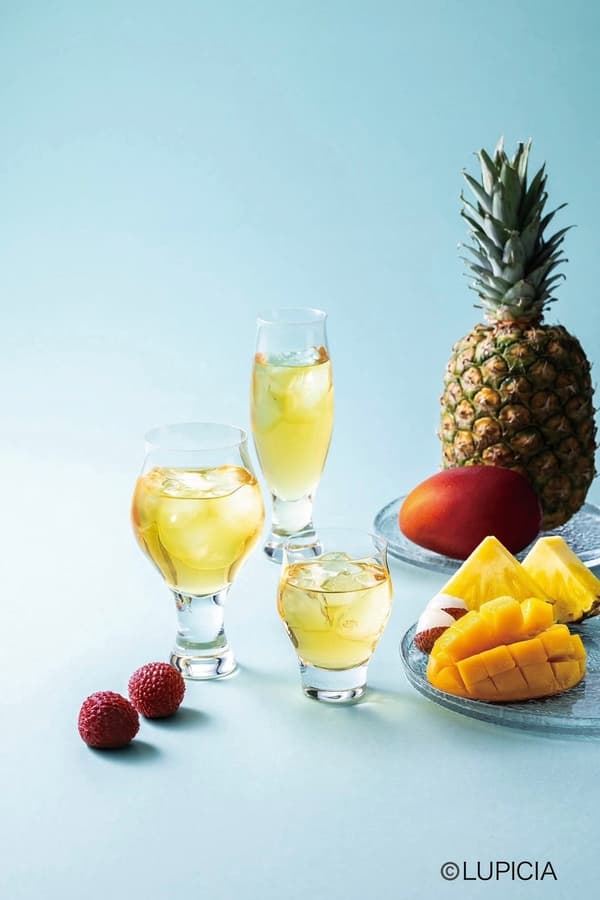 Kimoto Glass products featured in LUPICIA's catalog