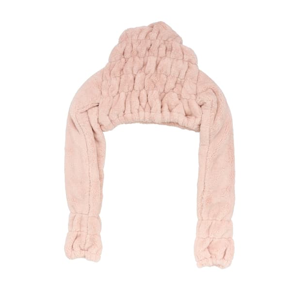 髮想いのヘアドライキャップ PK - 網路商店限定粉色款細節