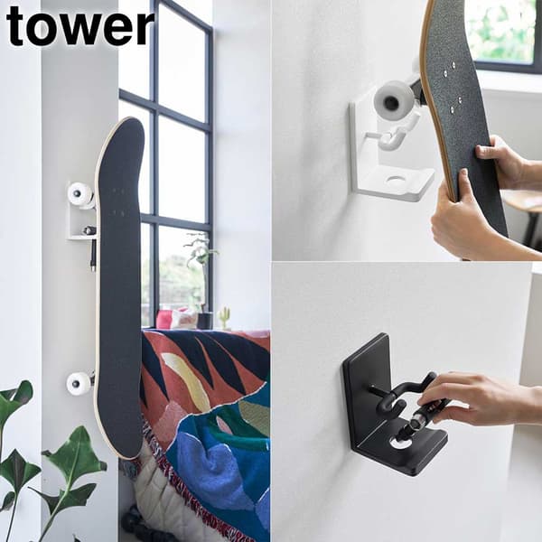 Rak Skateboard Dinding Tower