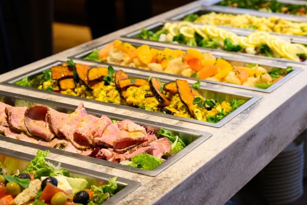 各種以蔬菜為主的熟食