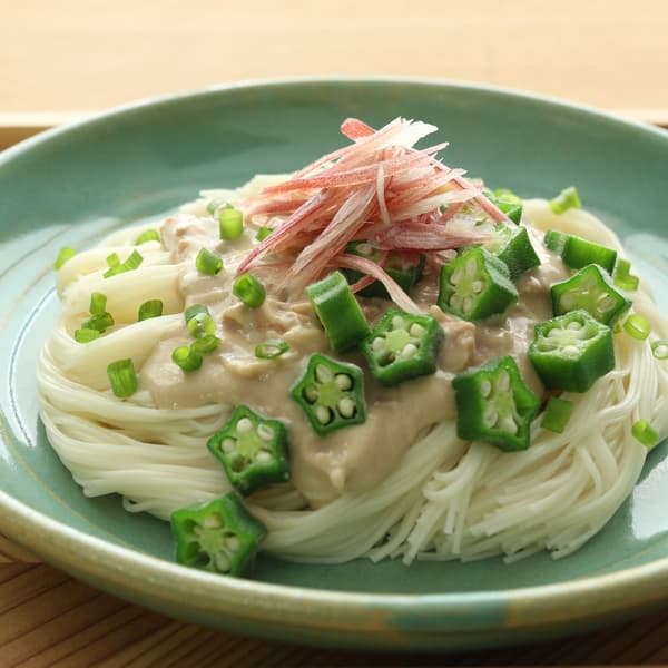 Saus somen tuang — susu kedelai wijen babi