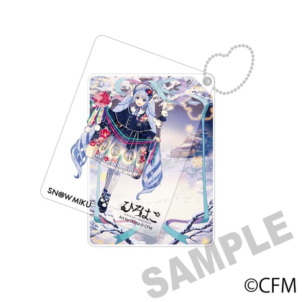 雪未来 x HIROSAKI×HAKODATE Slide Acrylic Keychain