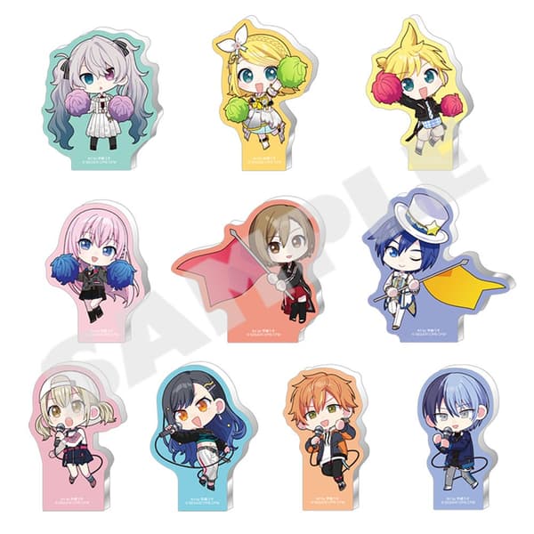 Project SEKAI 6th Anniversary Thanks Festival Mini Character Acrylic Figure Collection A: Virtual Singer & Vivid BAD SQUAD