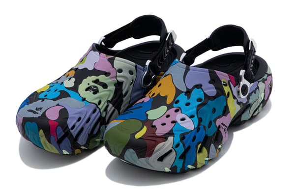BAPE x CROCS ECHO CLOG 2.0 en NEGRO