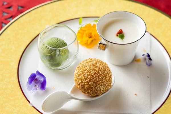 Trio of desserts