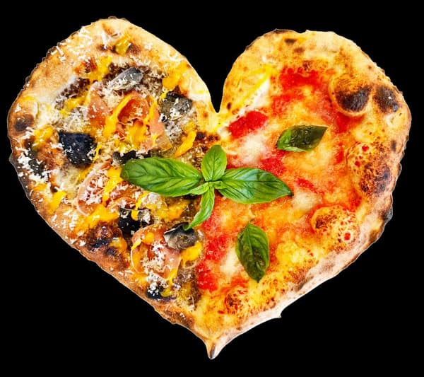 Pizza Amore - half and half special pizza