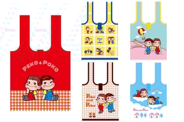 Peko-chan復古摩登環保袋 - 共5款隨機