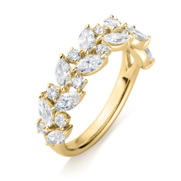 Refina 侯爵夫人切割實驗室培育鑽石半永恆戒指