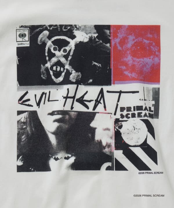 Camiseta de Primal Scream para bonjour records – espalda de Screamadelica Black & White