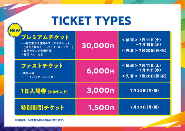 TGS2026公众开放日门票价格表