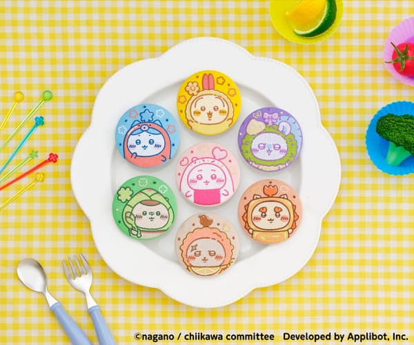 Chiikawa Pocket Bento Trading Embroidered Can Badges