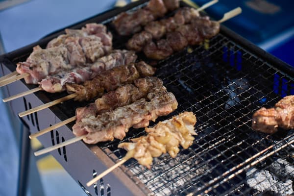 提供水上町和群马县特产的食品摊位