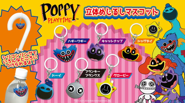 Mainan kapsul Maskot Penanda 3D Poppy Playtime