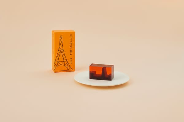 Yokan «Atardecer sobre la Torre Eiffel» en Toraya