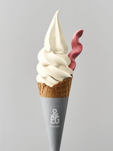 Yogur helado con aroma a bergamota