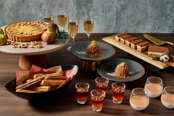 Dessert selection