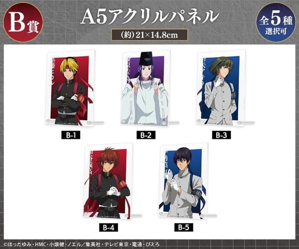 B 奖 A5 亚克力面板