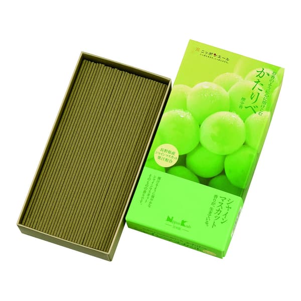 语部香(Kataribe)香印青提和白桃线香产品