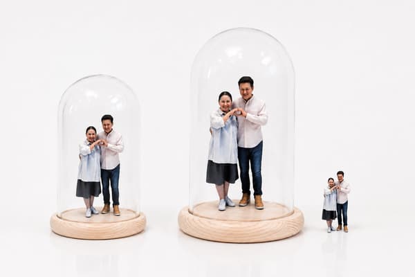 3DME Premium Pair Figure (left to right: 15cm / 25cm / 5cm)