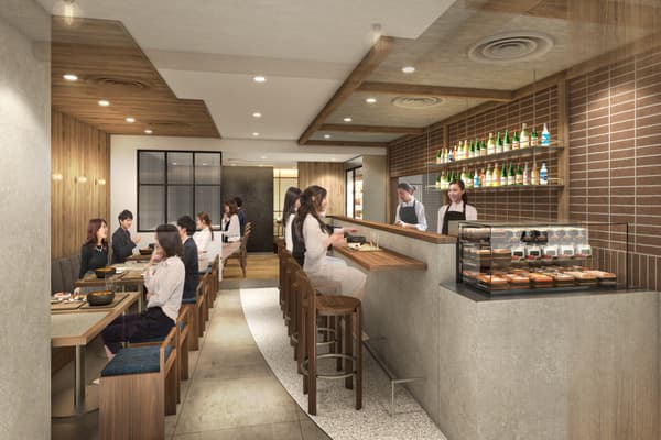 Restaurant interior inspired by Korean alleyways