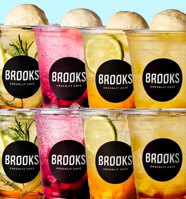BROOKS GREENLIT CAFE的发酵苏打及漂浮饮品