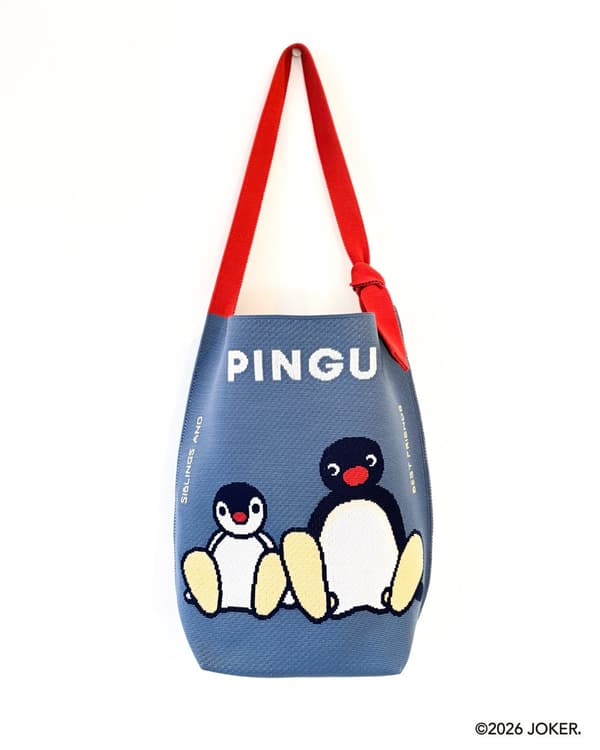 Fourty 包包,帶有色彩繽紛的 Pingu 設計