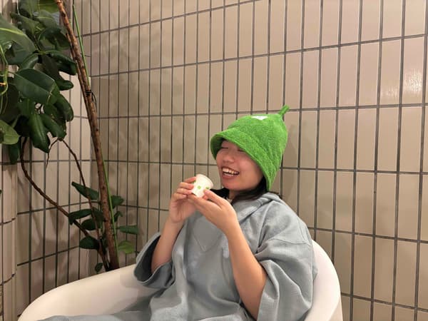 Dashi broth service after bathing