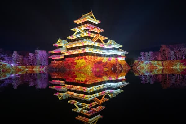 National Treasure Matsumoto Castle Tower Projection Mapping 2025-2026