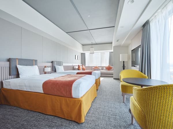 Rooms that can sleep up to six guests