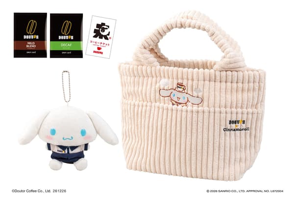 Doutor x Cinnamoroll Original Bag Set seharga 7.500 yen
