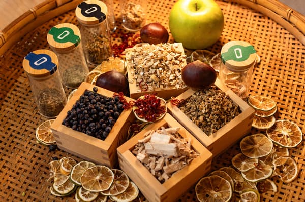 Some of the botanicals used in the gin