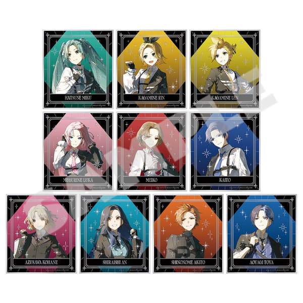 Project SEKAI 6th Anniversary Thanks Festival Foil-Stamped Mini Shikishi Collection A: Virtual Singer & Vivid BAD SQUAD