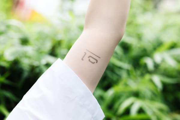 Diseño de sello de tatuaje — Números 04–07