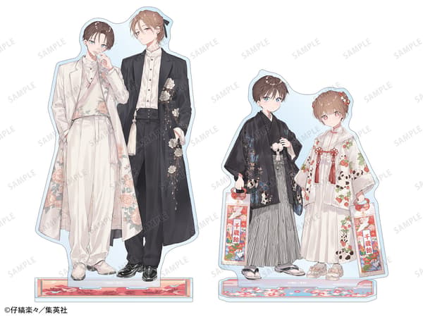 Pair BIG Acrylic Stands