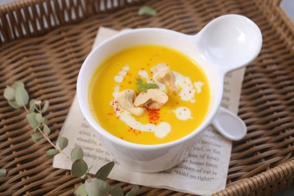 Pumpkin and carrot potage