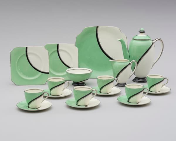 皇家道尔顿 —— “豪华”咖啡具套装，1933年