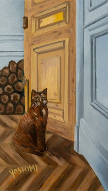 Demeurer devant la porte