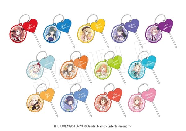 Heart-Shaped Candy Keychain Sweets ver.