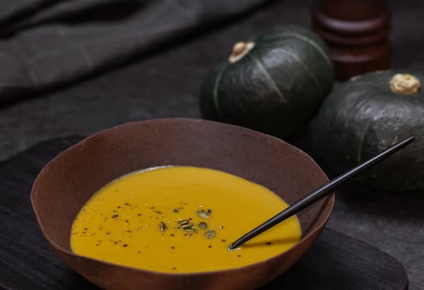 Potaje de calabaza hecho con la piel y todo