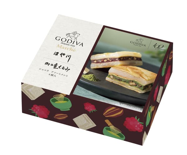 羽二重くるみ 巧克力禮盒（4入裝）