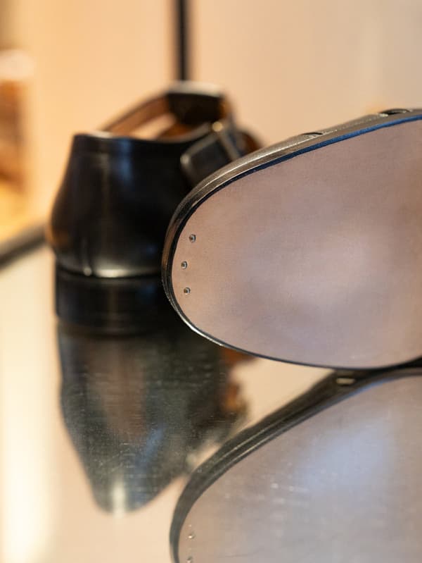 Gurkha sandal strap detail