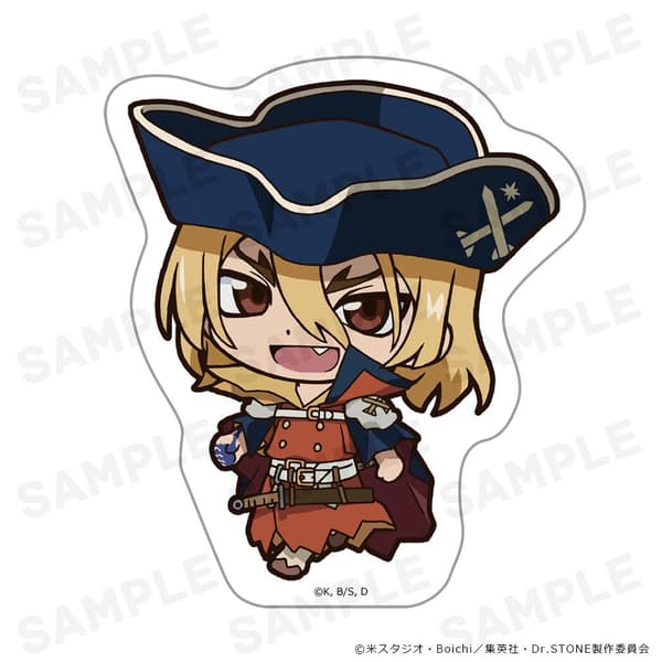 Dr.STONE Stickers - Chrome and Ukyo