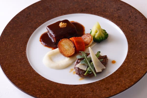 Japanese Beef Two Ways: Grilled Sliced Beef and Wine-Braised Cheek