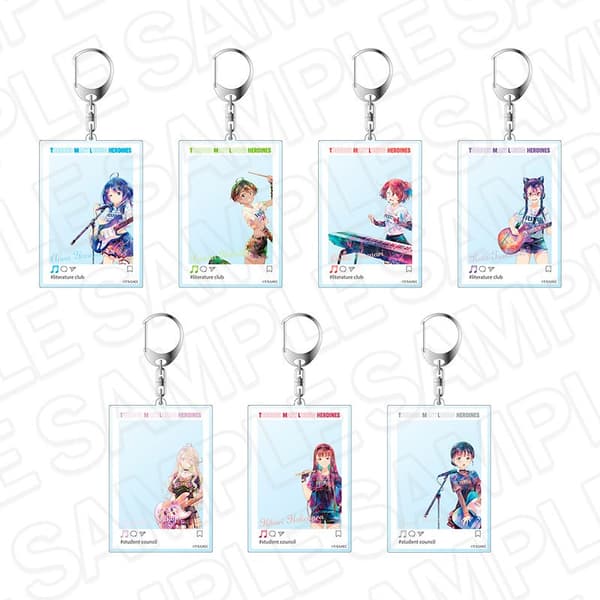 Llavero acrílico estilo red social