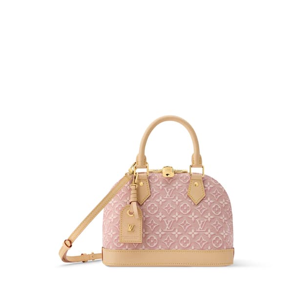 Louis Vuitton Alma BB dalam Monogram Emblem Rose Ruban