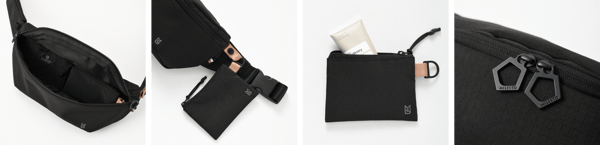 Detachable pouch detail