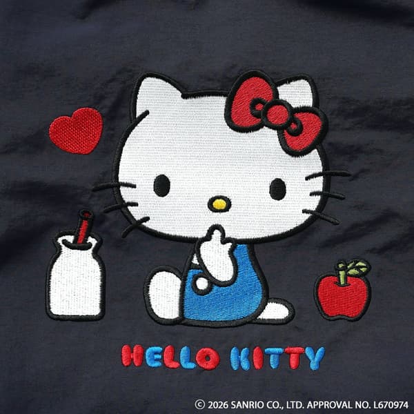 Hello Kitty embroidered bag in navy