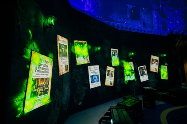 The thorn-covered tour entrance for DARK ARTS HALLOWEEN