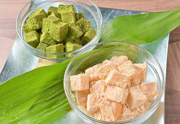 Warabi mochi frío