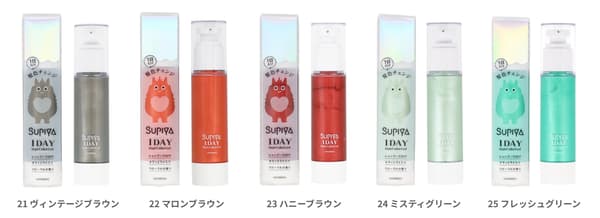SUPIYA Hair Color Gel shades 21 to 25